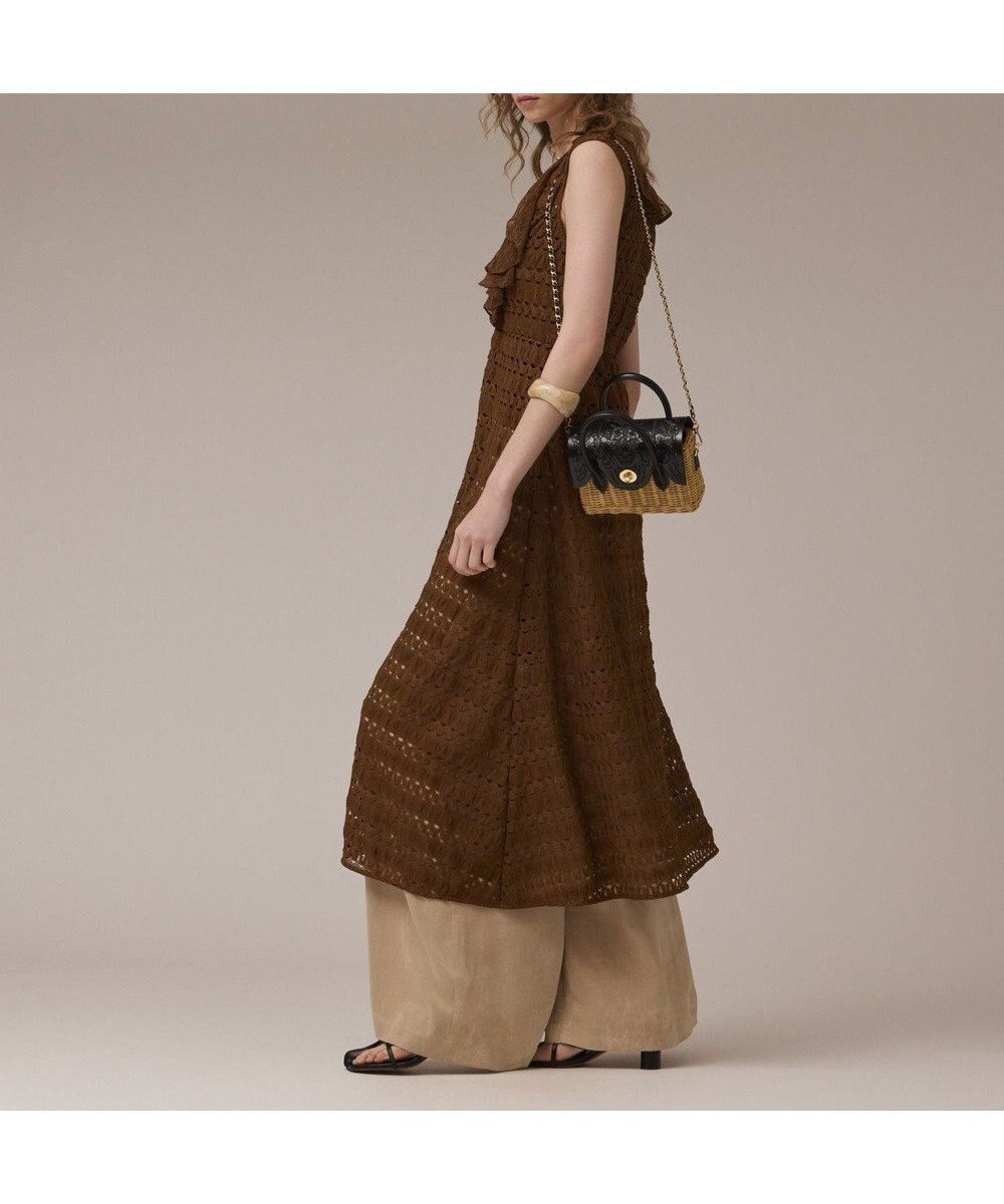 【グレース コンチネンタル/GRACE CONTINENTAL】のレースロングカーディガン 人気、トレンドファッション・服の通販 founy(ファニー) 　ファッション　Fashion　レディースファッション　Fashion for Women　トップス・カットソー　Cut & Sew Tops　カーディガン・羽織り　Layered Style Cardigans　カーディガン　Cardigan, Knitwear　シンプル　Simple, Minimal　ニットソー　Knit-Sewn, Cut & Sew Knit　フェミニン　Feminine, Girly　フリル　Frill, Ruffle　ベスト　Vest, Waistcoat　レース　Lace, Lace Fabric　夏　Summer　春　Spring　S/S・春夏　SS, Spring/Summer, Warm Season　 other-1|ID: prp329100004610125 ipo3291000000032980919