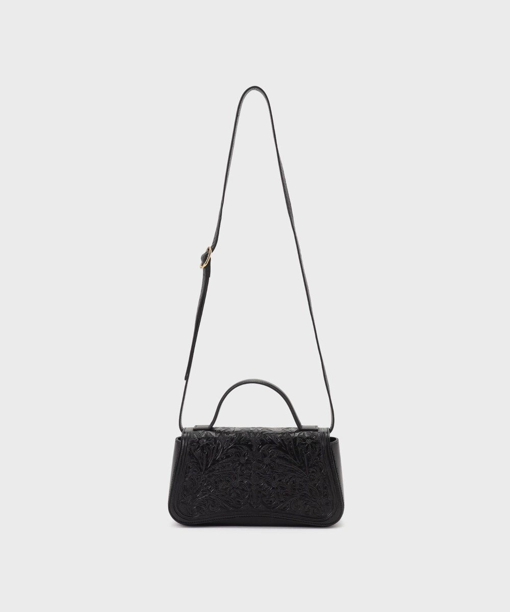 【グレース コンチネンタル/GRACE CONTINENTAL】のFlapFrowerBag インテリア・キッズ・メンズ・レディースファッション・服の通販 founy(ファニー) 　ファッション　Fashion　レディースファッション　Fashion for Women　バッグ　Bags　ウォレット　Wallet　ヴィンテージ　Vintage Style　ショルダー　Shoulder, Shoulder Strap　シンプル　Simple, Minimal　定番　Standard, Basic Item　ポーチ　Pouch, Small Case　ブラック|ID: prp329100004610128 ipo3291000000033066522