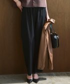 【23区/NIJYUSANKU】の【撥水加工/洗える】ドライ2WAYストレッチ ドロスト ワイド パンツ ブラック系|ID: prp329100004610143 ipo3291000000035543356