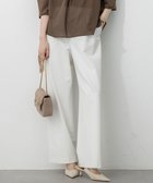 【23区/NIJYUSANKU】の【撥水加工/洗える】ドライ2WAYストレッチ ドロスト ワイド パンツ ホワイト系|ID: prp329100004610143 ipo3291000000035543361