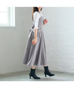 【フェルゥ/Feroux】の【先行予約・洗える】バッグリボン ジャンパースカート 人気、トレンドファッション・服の通販 founy(ファニー) ファッション Fashion レディースファッション Fashion for Women スカート Skirts インナー Innerwear 洗える Machine Washable 切替 Switching, Contrast Panel シャーリング Shirring, Ruched スクエア Square, Square Shape タートル Turtleneck, Turtle Collar フィット Fit, Slim Fit フレア Flare, Flared リボン Ribbon, Bow レース Lace, Lace Fabric 冬 Winter / This Winter A/W・秋冬 Autumn/Winter おすすめ Recommended / Our Picks エレガント 上品 Elegant |ID:prp329100004610171