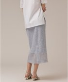 【グレース コンチネンタル/GRACE CONTINENTAL】のチュールタイトスカート 人気、トレンドファッション・服の通販 founy(ファニー) ファッション Fashion レディースファッション Fashion for Women スカート Skirts セットアップ Set-Up, Coordinated Outfit タイトスカート Pencil Skirt, Tight Skirt チュール Tulip, Tulip Motif ツイード Twill, Twill Weave フェザーヤーン Feather Yarn, Fluffy Yarn 夏 Summer 春 Spring S/S・春夏 SS, Spring/Summer, Warm Season 秋 Autumn thumbnail ブルー|ID: prp329100004610188 ipo3291000000033066398