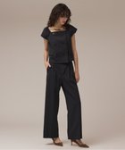 【グレース コンチネンタル/GRACE CONTINENTAL】のラップワイドパンツ ブラック|ID: prp329100004610190 ipo3291000000033066414
