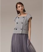 【グレース コンチネンタル/GRACE CONTINENTAL】のコンパクトジャケットトップ ストライプ|ID: prp329100004610192 ipo3291000000033066421