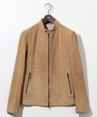 【ジョセフ アブード/JOSEPH ABBOUD / MEN】の【スプリングレザー/スウェード】ゴートスウェード シングルライダース ジャケット キャメル系|ID: prp329100004610748 ipo3291000000032990316