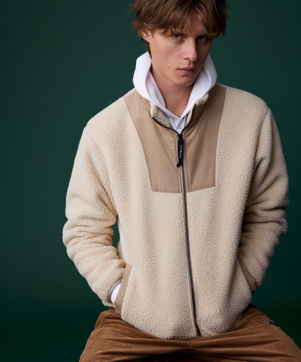 【ジョセフ アブード マウンテン/JOSEPH ABBOUD MOUNTAIN】の【Eco素材】ポーラテック ボアフリース ブルゾン 人気、トレンドファッション・服の通販 founy(ファニー) 　ファッション　Fashion　レディースファッション　Fashion for Women　アウター　Coat / Outerwear Collection　レディースジャケット・軽アウター　Jackets　ブルゾンジャケット・スポーティアウター　Blouson Jackets　ジャケット　Jacket, Outerwear　ストレッチ　Stretch, Stretchy Fabric　ドッキング　Docking, Mixed Material　パフォーマンス　Performance, Active Function　ブルゾン　Blouson, Bomber Jacket　ライナー　Liner, Inner Layer　傘　Umbrella, Parasol　吸水　Absorbent, Quick-Dry　A/W・秋冬　Autumn/Winter　 other-1|ID: prp329100004610756 ipo3291000000035661798
