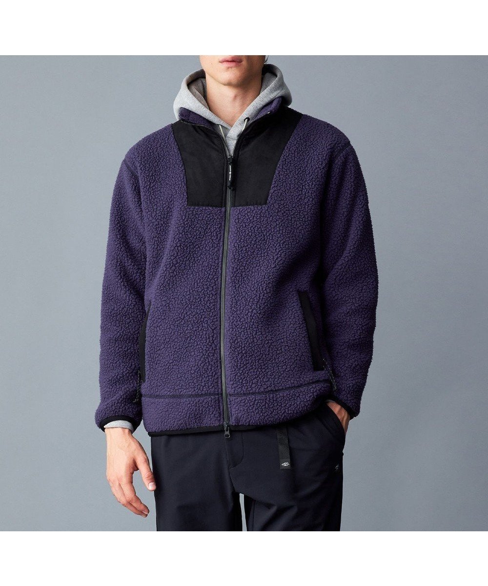 【ジョセフ アブード マウンテン/JOSEPH ABBOUD MOUNTAIN】の【Eco素材】ポーラテック ボアフリース ブルゾン インテリア・キッズ・メンズ・レディースファッション・服の通販 founy(ファニー) 　ファッション　Fashion　レディースファッション　Fashion for Women　アウター　Coat / Outerwear Collection　レディースジャケット・軽アウター　Jackets　ブルゾンジャケット・スポーティアウター　Blouson Jackets　ジャケット　Jacket, Outerwear　ストレッチ　Stretch, Stretchy Fabric　ドッキング　Docking, Mixed Material　パフォーマンス　Performance, Active Function　ブルゾン　Blouson, Bomber Jacket　ライナー　Liner, Inner Layer　傘　Umbrella, Parasol　吸水　Absorbent, Quick-Dry　A/W・秋冬　Autumn/Winter　パープル系|ID: prp329100004610756 ipo3291000000035661805