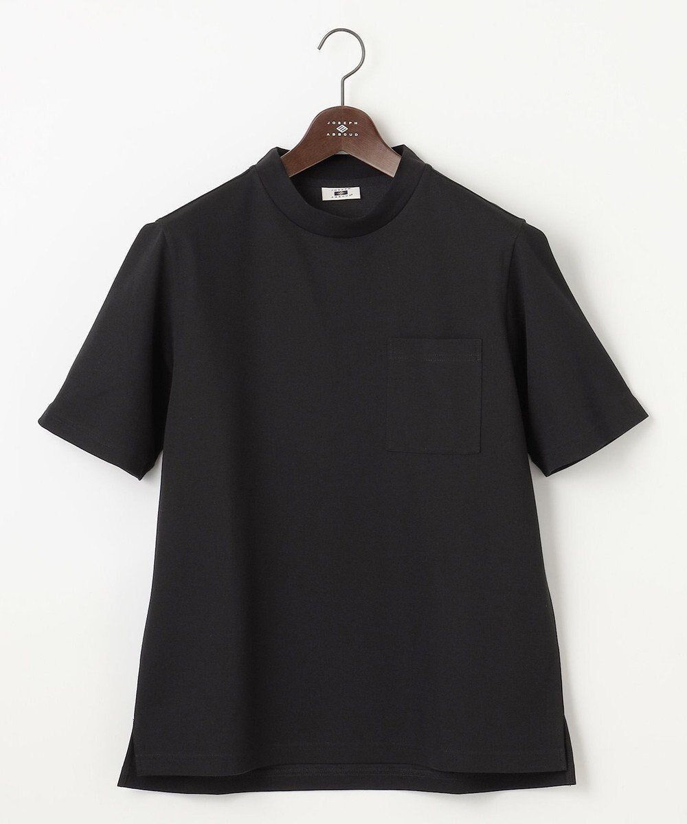 【ジョセフ アブード/JOSEPH ABBOUD / MEN】の【衣服内温度調節機能/接触冷感/JAPANファブリック】コンフォーマーミラノリブ モックネック Tシャツ インテリア・キッズ・メンズ・レディースファッション・服の通販 founy(ファニー) 　ファッション　Fashion　メンズファッション　Fashion for Men　トップス・カットソー　Cut & Sew Tops　メンズシャツ　Shirts　インナー　Innerwear　春　Spring　カットソー　Cut and Sewn Top　カーディガン　Cardigan, Knitwear　ショート　Short, Short Length　シンプル　Simple, Minimal　ジャケット　Jacket, Outerwear　デニム　Denim, Jeans Material　ファブリック　Fabric, Textile　ミラノリブ　Milano Rib, Milano Stitch　モックネック　Mock Neck, Short Turtleneck　リゾート　Resort, Vacation Style　リラックス　Relax, Relaxed Fit　S/S・春夏　SS, Spring/Summer, Warm Season　おすすめ　Recommended / Our Picks　夏　Summer　エレガント 上品　Elegant　ビジネス 仕事 通勤　Business / Work / Commuting　ブラック系|ID: prp329100004610757 ipo3291000000032990525