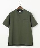 【ジョセフ アブード/JOSEPH ABBOUD / MEN】の【衣服内温度調節機能/接触冷感/JAPANファブリック】コンフォーマーミラノリブ モックネック Tシャツ カーキ系|ID: prp329100004610757 ipo3291000000032990526