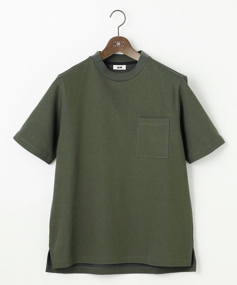 【ジョセフ アブード/JOSEPH ABBOUD / MEN】の【衣服内温度調節機能/接触冷感/JAPANファブリック】コンフォーマーミラノリブ モックネック Tシャツ インテリア・キッズ・メンズ・レディースファッション・服の通販 founy(ファニー) 　ファッション　Fashion　メンズファッション　Fashion for Men　トップス・カットソー　Cut & Sew Tops　メンズシャツ　Shirts　インナー　Innerwear　春　Spring　カットソー　Cut and Sewn Top　カーディガン　Cardigan, Knitwear　ショート　Short, Short Length　シンプル　Simple, Minimal　ジャケット　Jacket, Outerwear　デニム　Denim, Jeans Material　ファブリック　Fabric, Textile　ミラノリブ　Milano Rib, Milano Stitch　モックネック　Mock Neck, Short Turtleneck　リゾート　Resort, Vacation Style　リラックス　Relax, Relaxed Fit　S/S・春夏　SS, Spring/Summer, Warm Season　おすすめ　Recommended / Our Picks　夏　Summer　エレガント 上品　Elegant　ビジネス 仕事 通勤　Business / Work / Commuting　カーキ系|ID: prp329100004610757 ipo3291000000032990526