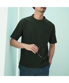 【ジョセフ アブード/JOSEPH ABBOUD / MEN】の【衣服内温度調節機能/接触冷感/JAPANファブリック】コンフォーマーミラノリブ モックネック Tシャツ カーキ系|ID: prp329100004610757 ipo3291000000033344859