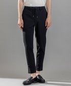 【ジョゼフ オム/JOSEPH HOMME / MEN】の新素材【接触冷感性/防しわ性/ストレッチ/洗える/撥水加工】トリコソリッドストレッチ ドロスト付きテーパードパンツ / PEGG CONVERTIBLE ブラック系|ID: prp329100004610760 ipo3291000000032990582