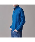 【ジェイ プレス/J.PRESS / MEN】のギマコットン ケーブルハーフジップ ニット ターコイズブルー系|ID: prp329100004610763 ipo3291000000032990863