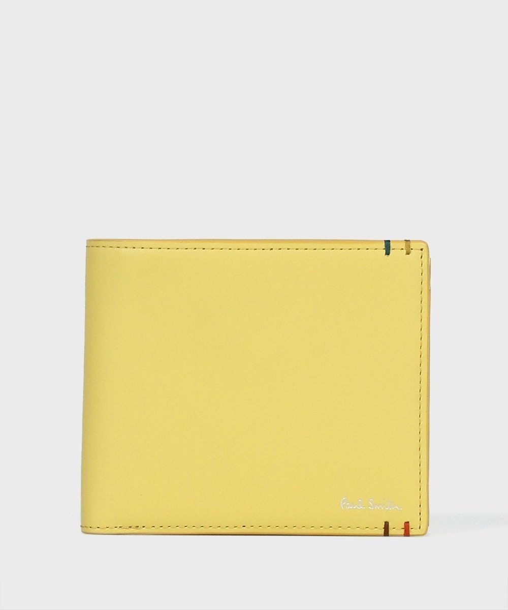 【ポールスミス/Paul Smith / MEN】のハイライトステッチSS24 2つ折り財布 インテリア・キッズ・メンズ・レディースファッション・服の通販 founy(ファニー) 　ファッション　Fashion　メンズファッション　Fashion for Men　ハンド　Hand, Handmade　フロント　Front, Front Design　メンズ　Men's, Menswear　財布　Wallet, Purse　イエロー|ID: prp329100004610774 ipo3291000000032991009