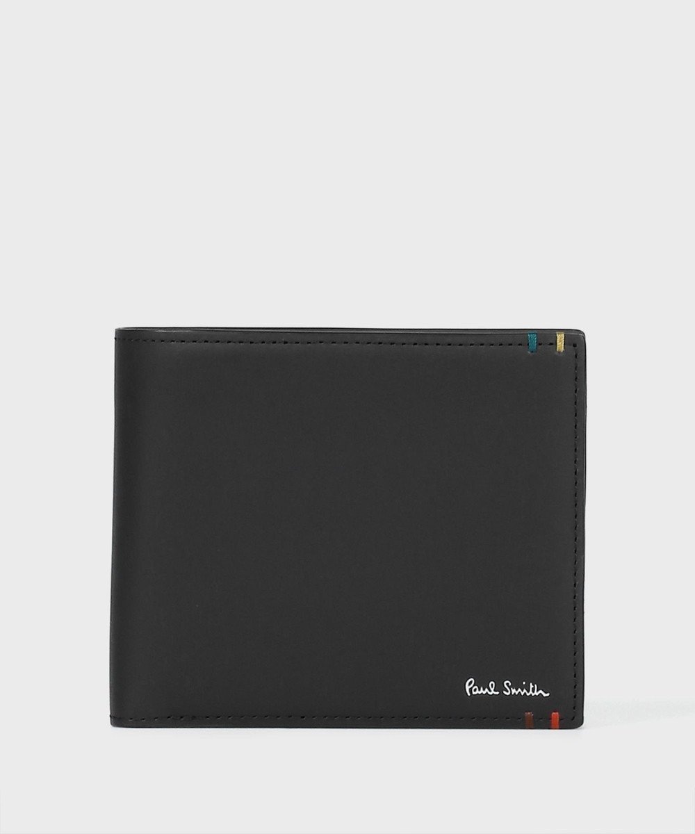 【ポールスミス/Paul Smith / MEN】のハイライトステッチSS24 2つ折り財布 インテリア・キッズ・メンズ・レディースファッション・服の通販 founy(ファニー) 　ファッション　Fashion　メンズファッション　Fashion for Men　ハンド　Hand, Handmade　フロント　Front, Front Design　メンズ　Men's, Menswear　財布　Wallet, Purse　ブラック|ID: prp329100004610774 ipo3291000000032991010
