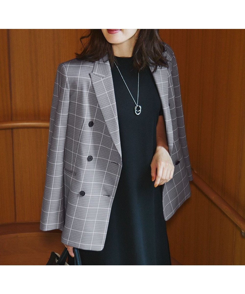 【23区/NIJYUSANKU】の【洗える】ガンクラブプレイドチェック ジャケット 人気、トレンドファッション・服の通販 founy(ファニー) 　ファッション　Fashion　レディースファッション　Fashion for Women　アウター　Coat / Outerwear Collection　レディースジャケット・軽アウター　Jackets　テーラードジャケット / 通勤・きれいめスタイル　Tailored Jackets & Blazers　洗える　Machine Washable　クラシカル　Classical, Vintage-Inspired　ジャケット　Jacket, Outerwear　ストレッチ　Stretch, Stretchy Fabric　セットアップ　Set-Up, Coordinated Outfit　ダブル　Double, Double-Breasted　チェック　Check, Plaid, Tartan　リラックス　Relax, Relaxed Fit　ワイド　Wide, Wide Fit　A/W・秋冬　Autumn/Winter　冬　Winter / This Winter　おすすめ　Recommended / Our Picks　2024年　2024　2024-2025秋冬・A/W　Autumn/Winter 2024–25 AW24–25　 other-1|ID: prp329100004610816 ipo3291000000033555389