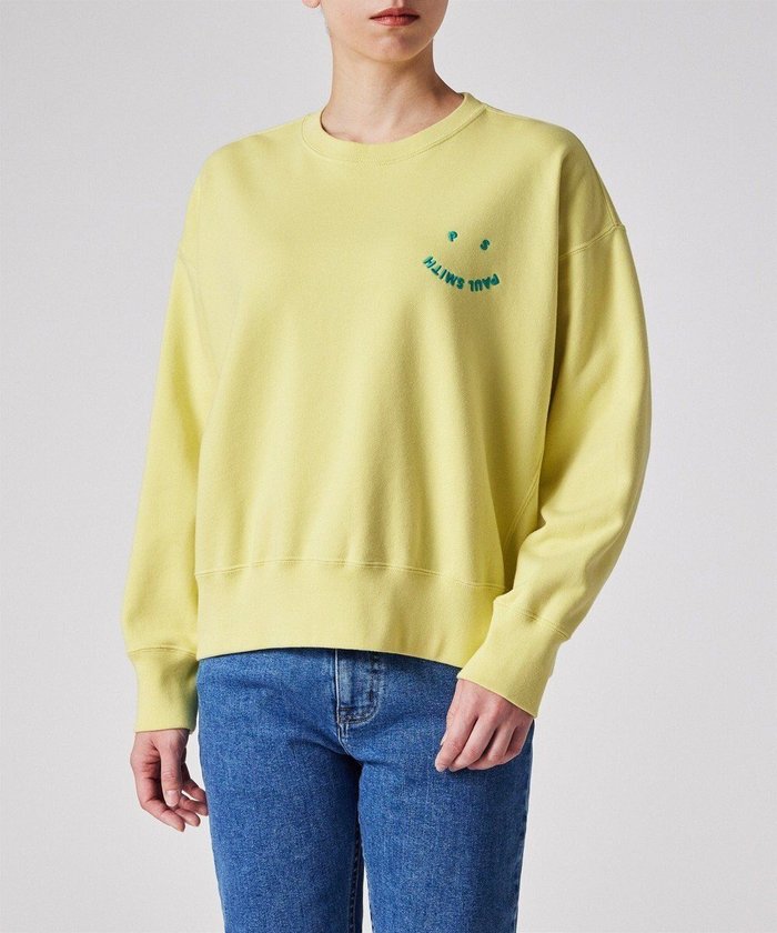 【ポール スミス/Paul Smith】のHappy スウェット インテリア・キッズ・メンズ・レディースファッション・服の通販 founy(ファニー) https://founy.com/ ファッション Fashion レディースファッション Fashion for Women トップス・カットソー Cut & Sew Tops レディースパーカー・カジュアルフーディー Casual Hoodies & Sweatshirts スウェット・クルーネックトップス Sweatshirts & Crewnecks / Relaxed Fit Sweat Tops おすすめ Recommended / Our Picks イエロー Yellow ギフト プレゼント Gift / Present グラフィック Graphic, Graphic Design スウェット / スエット Sweatshirt, Sweatwear モチーフ Motif, Design Theme 夏 Summer 春 Spring S/S・春夏 SS, Spring/Summer, Warm Season A/W・秋冬 Autumn/Winter |ID: prp329100004610831 ipo3291000000033552489
