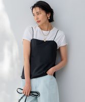 【23区/NIJYUSANKU】の【洗える】スムースサテン キャミソール 人気、トレンドファッション・服の通販 founy(ファニー) ファッション Fashion レディースファッション Fashion for Women トップス・カットソー Cut & Sew Tops キャミソール&ノースリーブ Camisoles & Sleeveless Tops インナー Innerwear 春 Spring 洗える Machine Washable キャミソール Camisole, Spaghetti Strap Top ギャザー Gathered, Ruffled コンパクト Compact, Small Size サテン Satin, Glossy Fabric ジャケット Jacket, Outerwear ストレッチ Stretch, Stretchy Fabric ドレープ Drape, Draping Fabric フィット Fit, Slim Fit ブライト Bright, Shiny ベーシック Basic, Essential ラップ Wrap, Wrap Design S/S・春夏 SS, Spring/Summer, Warm Season 夏 Summer 2024年 2024 2024春夏・S/S Spring/Summer 2024 SS24 エレガント 上品 Elegant |ID:prp329100004611071