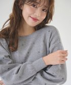 【フェルゥ/Feroux】の【洗える】2WAY ハート刺繍 パールボタンカーディガン ライトグレー系|ID: prp329100004611111 ipo3291000000034298091