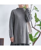 【ティアクラッセ/Tiaclasse】の【洗える】袖ボタンメランジニットチュニック 人気、トレンドファッション・服の通販 founy(ファニー) ファッション Fashion レディースファッション Fashion for Women トップス・カットソー Cut & Sew Tops ニット Knit Tops & Sweaters ウォッシャブル Machine Washable 春 Spring 洗える Machine Washable 秋 Autumn シンプル Simple, Minimal セーター Sweater, Knitwear チュニック Tunic, Long Top 長袖 Long Sleeve, Full Sleeve ボトルネック Bottle Neck, Mock Neck ロング Long, Long-Length 冬 Winter / This Winter A/W・秋冬 Autumn/Winter 再入荷 Restock / Back in Stock 新作・新入荷 New Arrivals / New In thumbnail グレー|ID: prp329100004611115 ipo3291000000036153225