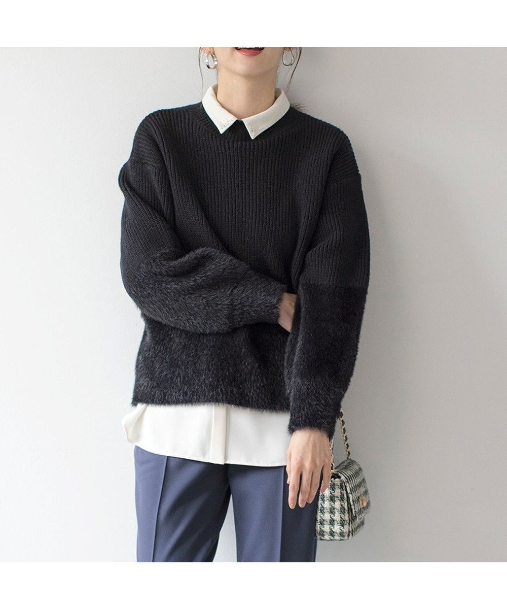 【エニィ スィス/any SiS】の【洗える】グラデーションフェザー ニット 人気、トレンドファッション・服の通販 founy(ファニー) ファッション Fashion レディースファッション Fashion for Women トップス・カットソー Cut & Sew Tops ニット Knit Tops & Sweaters グラデーション Gradient, Ombre セーター Sweater, Knitwear フェザー Feather, Feather Detail ボーダー Border, Stripe モックネック Mock Neck, Short Turtleneck ラベンダー Lavender 新作・新入荷 New Arrivals / New In 洗える Machine Washable A/W・秋冬 Autumn/Winter other-1|ID: prp329100004611118 ipo3291000000033579476