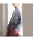 【エニィ スィス/any SiS】の【洗える】グラデーションフェザー ニット 人気、トレンドファッション・服の通販 founy(ファニー) ファッション Fashion レディースファッション Fashion for Women トップス・カットソー Cut & Sew Tops ニット Knit Tops & Sweaters グラデーション Gradient, Ombre セーター Sweater, Knitwear フェザー Feather, Feather Detail ボーダー Border, Stripe モックネック Mock Neck, Short Turtleneck ラベンダー Lavender 新作・新入荷 New Arrivals / New In 洗える Machine Washable A/W・秋冬 Autumn/Winter thumbnail ラベンダー系|ID: prp329100004611118 ipo3291000000033579482