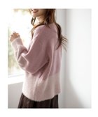 【エニィ スィス/any SiS】の【洗える】グラデーションフェザー ニット 人気、トレンドファッション・服の通販 founy(ファニー) ファッション Fashion レディースファッション Fashion for Women トップス・カットソー Cut & Sew Tops ニット Knit Tops & Sweaters グラデーション Gradient, Ombre セーター Sweater, Knitwear フェザー Feather, Feather Detail ボーダー Border, Stripe モックネック Mock Neck, Short Turtleneck ラベンダー Lavender 新作・新入荷 New Arrivals / New In 洗える Machine Washable A/W・秋冬 Autumn/Winter thumbnail ピンク|ID: prp329100004611118 ipo3291000000033579484