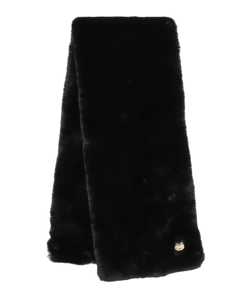 【ムーンバット/MOONBAT】の【FUDGE11月号掲載】PAUL JOE ACCESSOIRES フェイクファービッグマフラー インテリア・キッズ・メンズ・レディースファッション・服の通販 founy(ファニー) 　雑誌掲載アイテム　Magazine Picks & Fashion Features　ファッション雑誌　Fashion Magazines　ファッジ　FUDGE　ファッション　Fashion　レディースファッション　Fashion for Women　マフラー・スヌード / 冬小物の定番　Scarves & Mufflers　アニマル　Animal Print　コレクション　Collection, Seasonal Line　11月号　November Issue　シンプル　Simple, Minimal　スヌード　Snood, Infinity Scarf　雑誌　Magazine, Fashion Magazine　パターン　Pattern, Design Print　フェイクファー　Faux Fur, Imitation Fur　フラワー　Flower, Floral　防寒　Cold Protection, Winter-Ready　マフラー　Scarf, Muffler　モチーフ　Motif, Design Theme　ループ　Loop, Loop Knit　A/W・秋冬　Autumn/Winter　ブラック|ID: prp329100004611143 ipo3291000000032996448