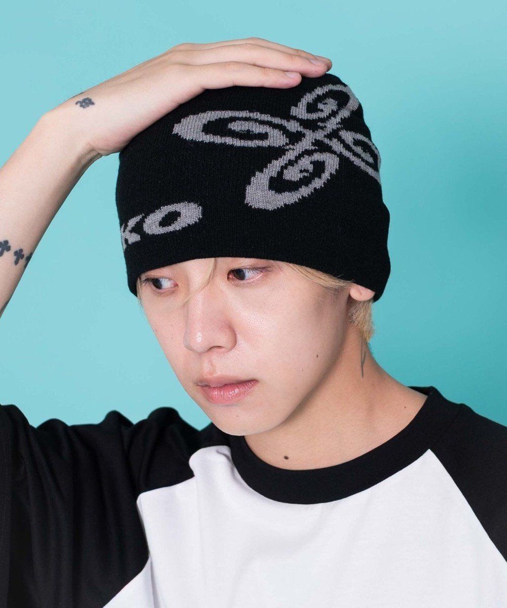 【ウィゴー/WEGO】の【ユニセックス着用ITEM】別注PIKOシングルニットワッチ インテリア・キッズ・メンズ・レディースファッション・服の通販 founy(ファニー) 　ファッション　Fashion　レディースファッション　Fashion for Women　トップス・カットソー　Cut & Sew Tops　ニット　Knit Tops & Sweaters　キャップ&ハット　Hats & Caps　おすすめ　Recommended / Our Picks　アロハ　Aloha　キャップ　Cap, Baseball Cap　シンプル　Simple, Minimal　スマホ　Smartphone, Mobile Device　別注　Limited Edition, Custom Order　帽子　Hat, Headwear　ブラック|ID: prp329100004611229 ipo3291000000033065978