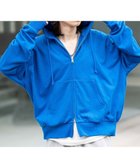 【ウィゴー/WEGO】の【ユニセックス着用ITEM/MLサイズ展開】コンパクトフィットダブルZIPパーカー ブルー|ID: prp329100004611247 ipo3291000000033066090