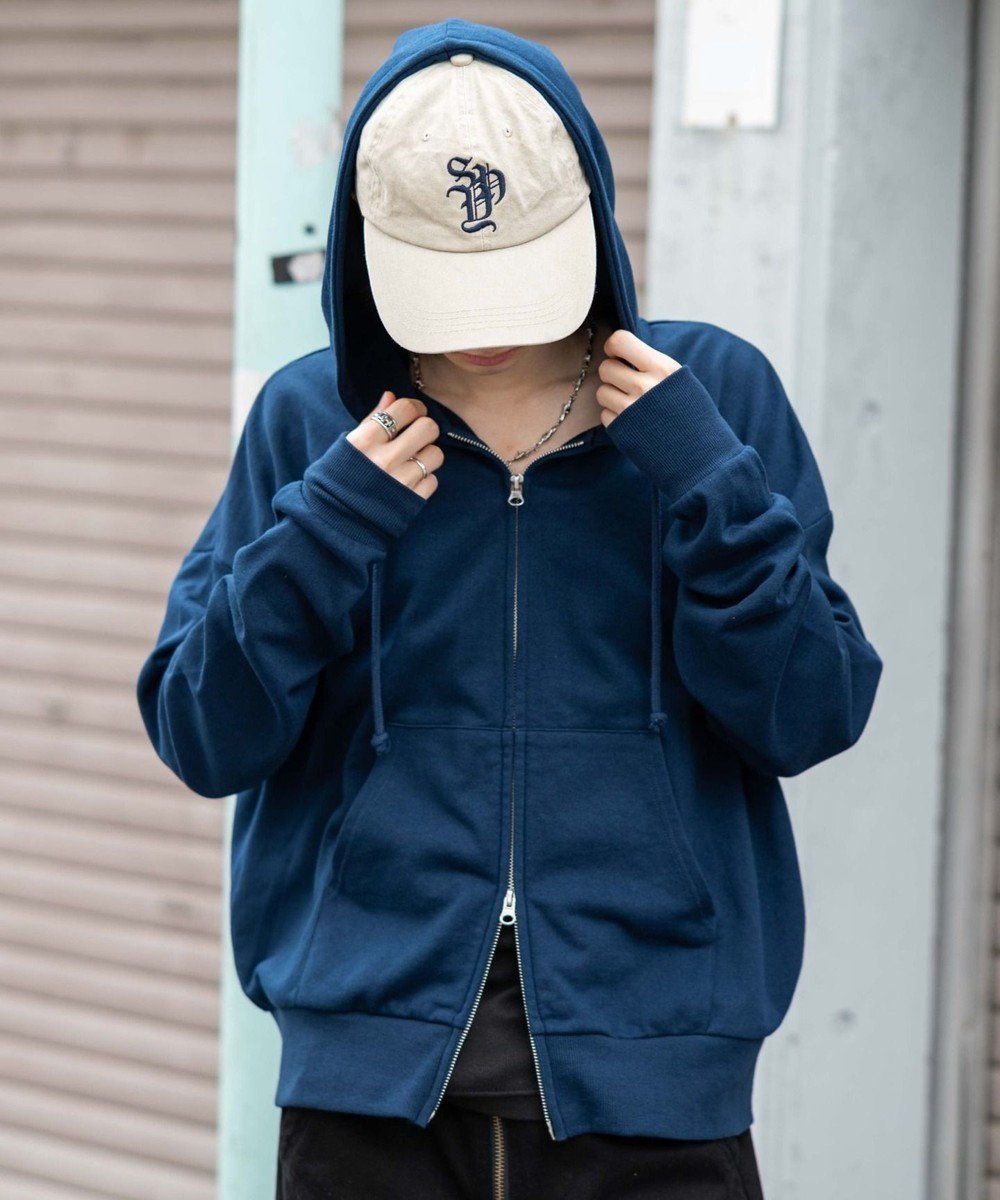 【ウィゴー/WEGO】の【ユニセックス着用ITEM/MLサイズ展開】コンパクトフィットダブルZIPパーカー インテリア・キッズ・メンズ・レディースファッション・服の通販 founy(ファニー) 　ファッション　Fashion　レディースファッション　Fashion for Women　トップス・カットソー　Cut & Sew Tops　レディースパーカー・カジュアルフーディー　Casual Hoodies & Sweatshirts　カーゴパンツ　Cargo Pants, Utility Pants　ショーツ　Shorts, Short Pants　シンプル　Simple, Minimal　ジャケット　Jacket, Outerwear　スポーツ　Sports, Activewear　スマホ　Smartphone, Mobile Device　センター　Center, Center Line　ダブル　Double, Double-Breasted　デニム　Denim, Jeans Material　トレンド　Trend, Trending Now　長袖　Long Sleeve, Full Sleeve　パーカー　Hoodie, Parka　フィット　Fit, Slim Fit　無地　Plain, Solid Color　A/W・秋冬　Autumn/Winter　ネイビー|ID: prp329100004611247 ipo3291000000033066091