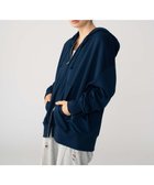 【ウィゴー/WEGO】の【ユニセックス着用ITEM/MLサイズ展開】コンパクトフィットダブルZIPパーカー ネイビー|ID: prp329100004611247 ipo3291000000033909865