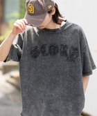 【ウィゴー/WEGO】の【ユニセックス着用ITEM】スノーウォッシュダメージアップリケT(SS) ブラック|ID: prp329100004611262 ipo3291000000032997965