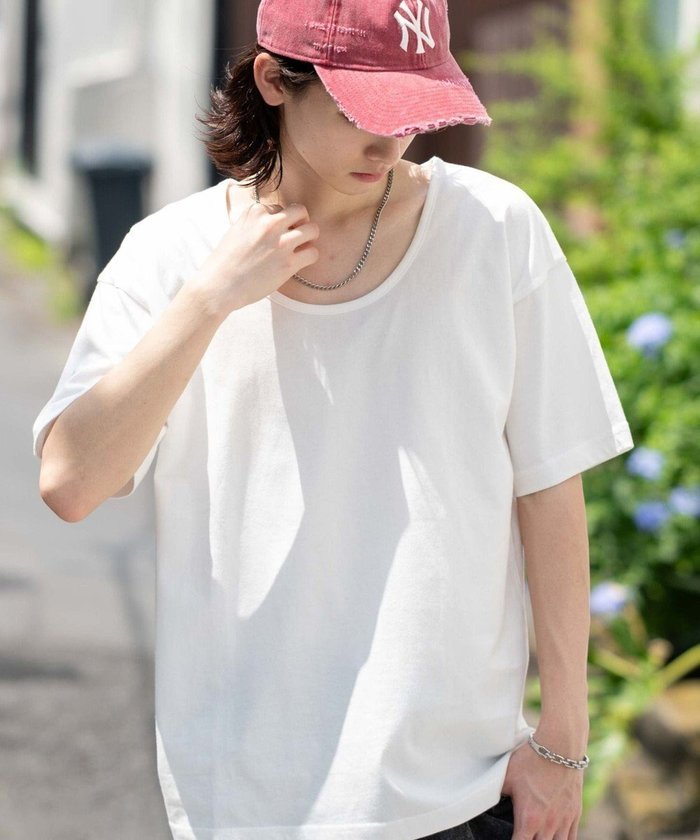 【ウィゴー/WEGO】の【ユニセックス着用ITEM/MLサイズ展開】UネックT(SS) インテリア・キッズ・メンズ・レディースファッション・服の通販 founy(ファニー) https://founy.com/ ファッション Fashion レディースファッション Fashion for Women トップス・カットソー Cut & Sew Tops シャツ・ブラウス・オフィスカジュアル Elegant Blouses & Button-Ups ロングTシャツ・Tシャツ Longline T-Shirts & Tees カットソー・ベーシックTシャツ Cut-and-Sewn Tops / Stretch Tees & Basics アクセサリー Fashion Accessories インナー Innerwear 春 Spring 秋 Autumn カットソー Cut and Sewn Top カーゴパンツ Cargo Pants, Utility Pants シンプル Simple, Minimal ジャケット Jacket, Outerwear スマホ Smartphone, Mobile Device ネックレス Necklace, Pendant Necklace バングル Bangle, Bracelet ベーシック Basic, Essential 半袖 Short Sleeve, Half Sleeve 無地 Plain, Solid Color ワイド Wide, Wide Fit S/S・春夏 SS, Spring/Summer, Warm Season 夏 Summer |ID: prp329100004611269 ipo3291000000033412066