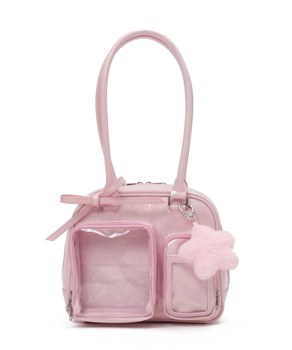 【ウィゴー/WEGO】の【痛バ&推し活グッズ】きらふわティンクルぬい痛ボストンバッグ 人気、トレンドファッション・服の通販 founy(ファニー) 　ファッション　Fashion　レディースファッション　Fashion for Women　バッグ　Bags　スタイリッシュ　Stylish, Fashionable　スマホ　Smartphone, Mobile Device　チャーム　Charm, Pendant　人気　Popular, Best Seller　ボストン　Boston　ボストンバッグ　Boston Bag, Retro Bag　ポケット　Pocket, Pocket Detail　 other-1|ID: prp329100004611282 ipo3291000000033066233