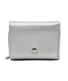 【ウィゴー/WEGO】のシンプルフラップミニウォレット シルバー|ID: prp329100004611355 ipo3291000000033502067