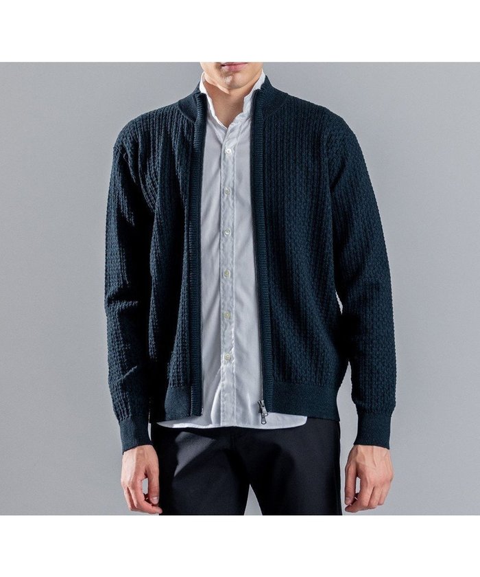 【ジョゼフ オム/JOSEPH HOMME / MEN】の【イージーケア】 ヴィスコースリンクス ジップアップカーディガン インテリア・キッズ・メンズ・レディースファッション・服の通販 founy(ファニー) https://founy.com/ ファッション Fashion メンズファッション Fashion for Men トップス・カットソー Cut & Sew Tops ニット・セーター / 定番トップス Knit Tops & Sweaters カーディガン / 羽織り Cardigans インナー Innerwear シンプル Simple, Minimal ジャケット Jacket, Outerwear スタンド Stand Collar, Upright Stand セーター Sweater, Knitwear フィット Fit, Slim Fit 羽織 Haori, Light Jacket メランジ Melange, Mixed Yarn レギュラー Regular, Standard Fit ロング Long, Long-Length A/W・秋冬 Autumn/Winter |ID: prp329100004611600 ipo3291000000034295022