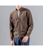【ジョゼフ オム/JOSEPH HOMME / MEN】の【イージーケア】 ヴィスコースリンクス ジップアップカーディガン キャメル系|ID: prp329100004611600 ipo3291000000034295024