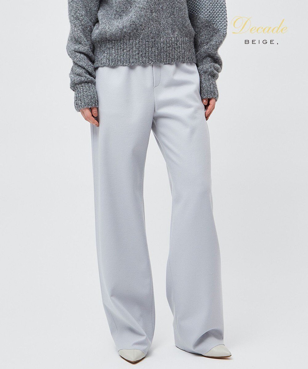 【ベイジ,/BEIGE,】のCORBY / ウエストゴムワイドパンツ インテリア・キッズ・メンズ・レディースファッション・服の通販 founy(ファニー) 　ファッション　Fashion　レディースファッション　Fashion for Women　パンツ　Pants & Trousers　ジャケット　Jacket, Outerwear　ストレッチ　Stretch, Stretchy Fabric　セットアップ　Set-Up, Coordinated Outfit　定番　Standard, Basic Item　ボトム　Bottoms, Lower Wear　ワイド　Wide, Wide Fit　A/W・秋冬　Autumn/Winter　エレガント 上品　Elegant　ビジネス 仕事 通勤　Business / Work / Commuting　Sax|ID: prp329100004611611 ipo3291000000033452213