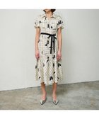 【グレース コンチネンタル/GRACE CONTINENTAL】のラインフラワーシャツドレス キナリ|ID: prp329100004611614 ipo3291000000033409032
