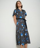 【グレース コンチネンタル/GRACE CONTINENTAL】のラインフラワーシャツドレス ブラック|ID: prp329100004611614 ipo3291000000033409033