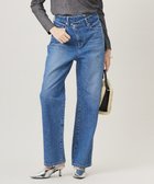 【アイシービー/iCB】の【CLASSY.1月号掲載・洗える】ウォーターリサイクルデニム カーブパンツ ブルーデニム系|ID: prp329100004611616 ipo3291000000033002807