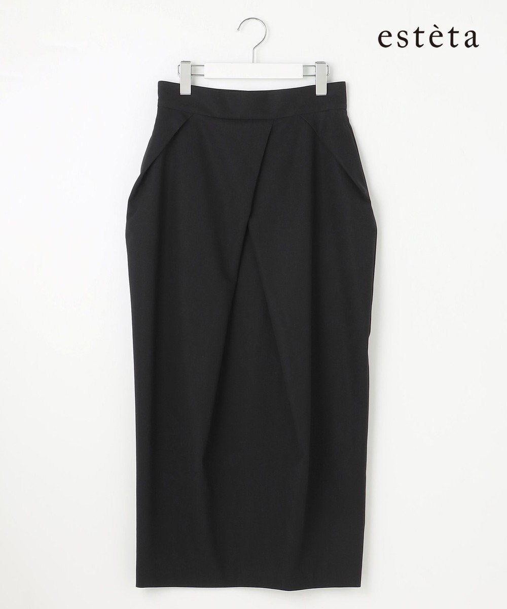 【23区/NIJYUSANKU】の【エステータ】コットンダブルクロス スカート 人気、トレンドファッション・服の通販 founy(ファニー) 　ファッション　Fashion　レディースファッション　Fashion for Women　スカート　Skirts　春　Spring　ジャケット　Jacket, Outerwear　セットアップ　Set-Up, Coordinated Outfit　フロント　Front, Front Design　S/S・春夏　SS, Spring/Summer, Warm Season　おすすめ　Recommended / Our Picks　夏　Summer　 other-1|ID: prp329100004611626 ipo3291000000033002974