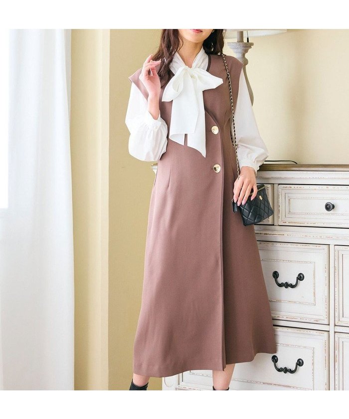 【フェルゥ/Feroux】の【洗える】バイカラートリム ジャンパースカート インテリア・キッズ・メンズ・レディースファッション・服の通販 founy(ファニー) https://founy.com/ ファッション Fashion レディースファッション Fashion for Women スカート Skirts おすすめ Recommended / Our Picks インナー Innerwear タートル Turtleneck, Turtle Collar ツイル Twist, Twisted Detail トリミング Trimming, Decorative Edge トレンド Trend, Trending Now 夏 Summer 定番 Standard, Basic Item 春 Spring S/S・春夏 SS, Spring/Summer, Warm Season 洗える Machine Washable |ID: prp329100004611632 ipo3291000000033414642