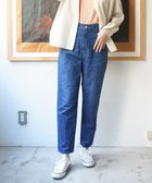 【サキュウ/caqu】の【洗える/リネン混/涼しい】FS linen ankle tapered アンクル丈 テーパードボーイフィットデニム 人気、トレンドファッション・服の通販 founy(ファニー) ファッション Fashion レディースファッション Fashion for Women パンツ Pants & Trousers デニムパンツ・ジーンズ・美脚デニム Denim Jeans & Pants アンクル Ankle-Length Design インディゴ Indigo Denim 春 Spring 洗える Machine Washable 軽量 Lightweight, Ultra Light ジーンズ Jeans, Denim Pants スマート Smart, Elegant センター Center, Center Line デニム Denim, Jeans Material 人気 Popular, Best Seller ハイライズ High Rise, High Waist ファブリック Fabric, Textile リネン Linen, Linen Fabric ワイド Wide, Wide Fit A/W・秋冬 Autumn/Winter S/S・春夏 SS, Spring/Summer, Warm Season 夏 Summer エレガント 上品 Elegant thumbnail 1year|ID: prp329100004611638 ipo3291000000033689648