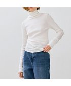 【ベイジ,/BEIGE,】の【BEIGE,ecru/WEB限定・洗える】RIB TOPS / コットンシルクハイネックトップス White|ID: prp329100004611826 ipo3291000000033528592