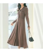 【エニィ スィス/any SiS】の【洗える】バイカラーデザインニット ワンピース モカ×ブラック|ID: prp329100004611836 ipo3291000000034337875