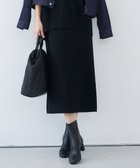 【自由区/JIYU-KU】の【カタログ掲載・セットアップ対応・洗える】スムージーニット スカート ブラック|ID: prp329100004611887 ipo3291000000033384758