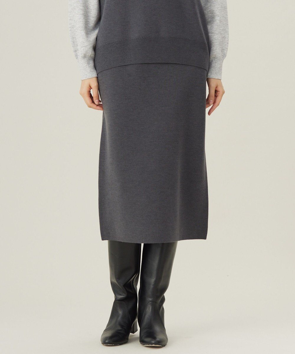 【自由区/JIYU-KU】の【カタログ掲載・セットアップ対応・洗える】スムージーニット スカート インテリア・キッズ・メンズ・レディースファッション・服の通販 founy(ファニー) ファッション Fashion レディースファッション Fashion for Women セットアップ Matching Sets スカート・ミニ/ミディ/マキシ Skirts / Mini, Midi & Maxi Skirts おすすめ Recommended / Our Picks シンプル Simple, Minimal スリット Slit, Slit Detail セットアップ Set-Up, Coordinated Outfit フィット Fit, Slim Fit 洗える Machine Washable A/W・秋冬 Autumn/Winter スレート|ID: prp329100004611887 ipo3291000000033644170