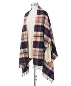 【ムーンバット/MOONBAT】のMACKINTOSH PHILOSOPHY ウール100%超大判チェックポンチョストール/幅70cm ベージュ|ID: prp329100004611890 ipo3291000000033671069
